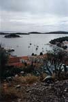 View on Pakleni and Hvar from the castle
