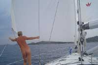 Naturist sailing